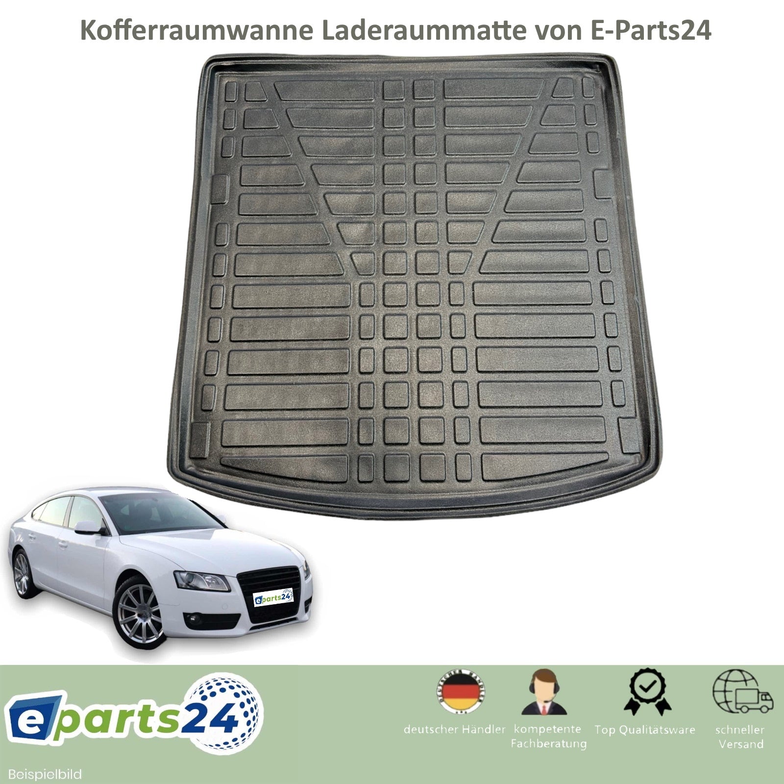 Kofferraumwanne für Audi A4 B9 Avant Kofferraummatte Laderaumwanne