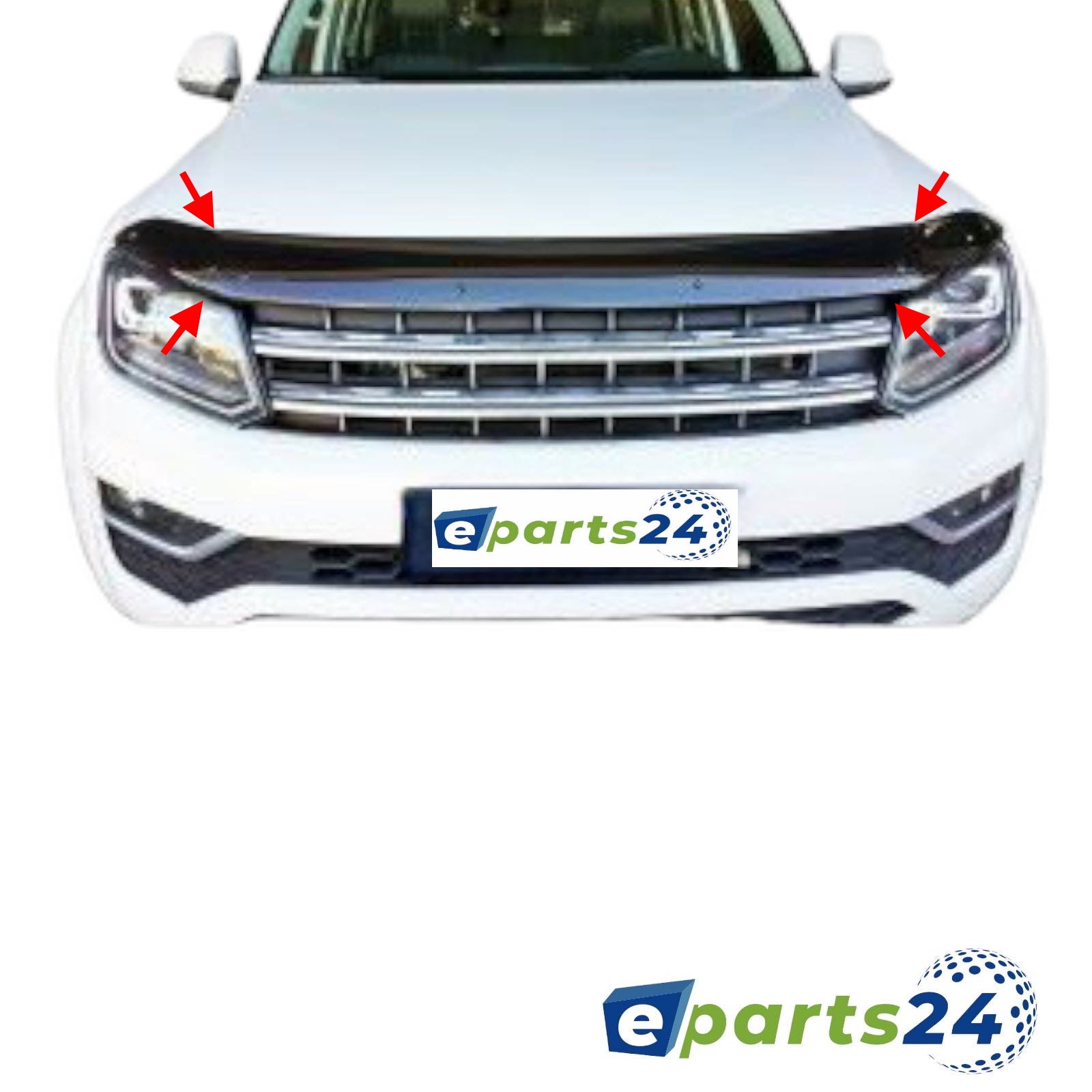 Bonnet Protector Deflector Engine Cover Stone Guard for VW Amarok from 2010-