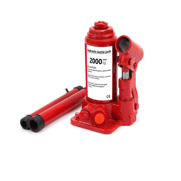 Hydraulic car jack car jack 2 tonnes 148mm-278mm lifting height red