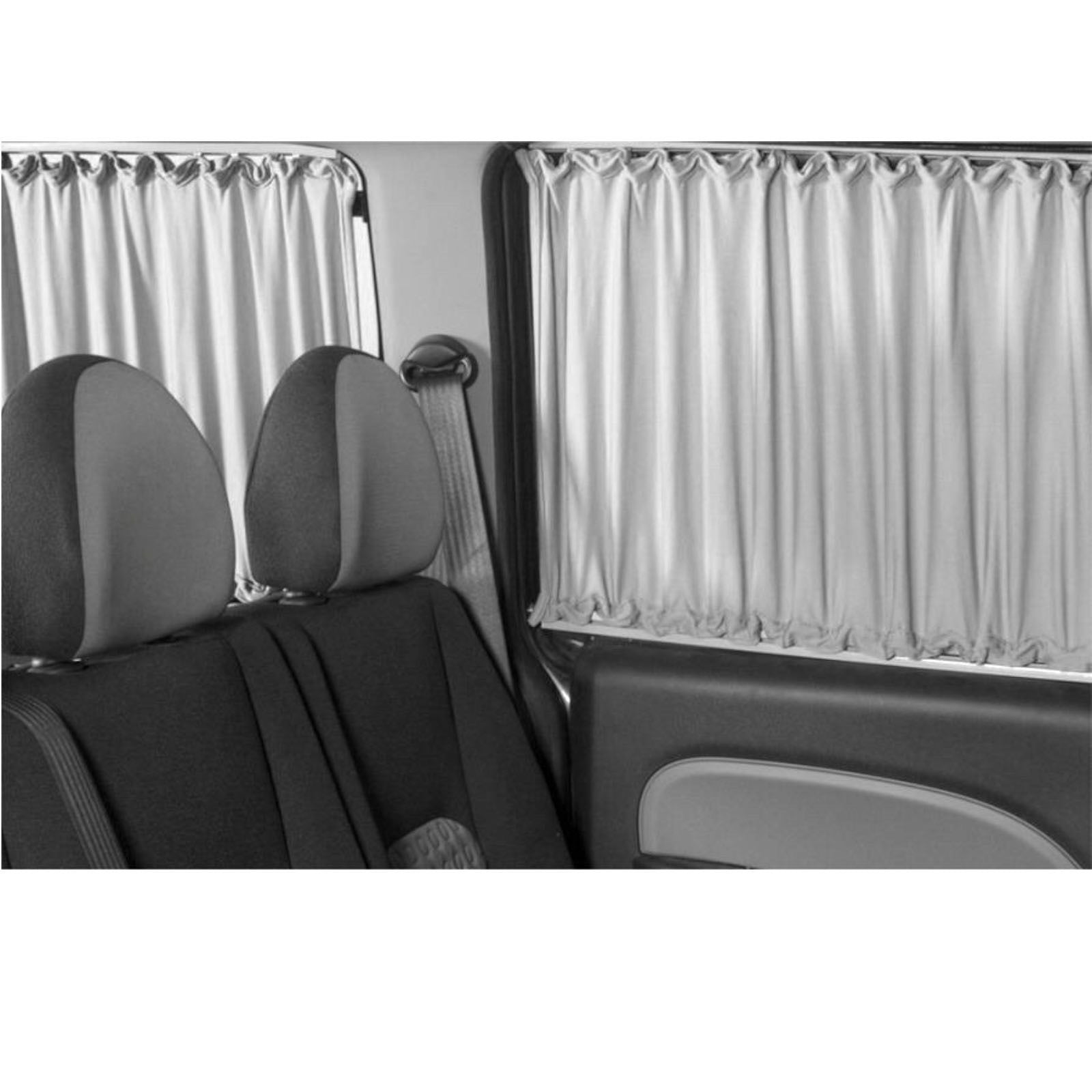 Custom curtains sun protection for Mercedes Sprinter W906 2006-2018 long grey 14pcs.