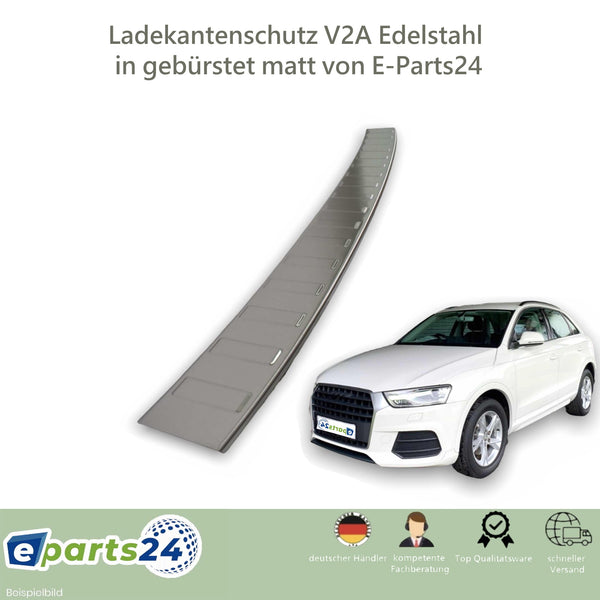 Ladekantenschutz für Audi Q3 Typ 8U 2011-2018 Edelstahl Abkantung gebürstet