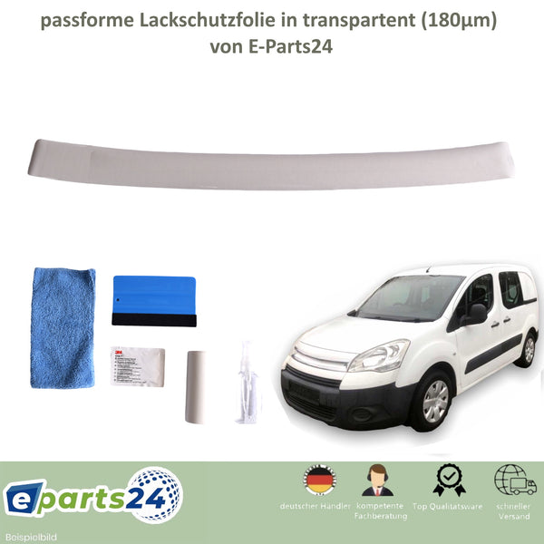 Ladekantenschutz Lackschutzfolie für Citroen Berlingo 2 B9 ab 2008- transparent