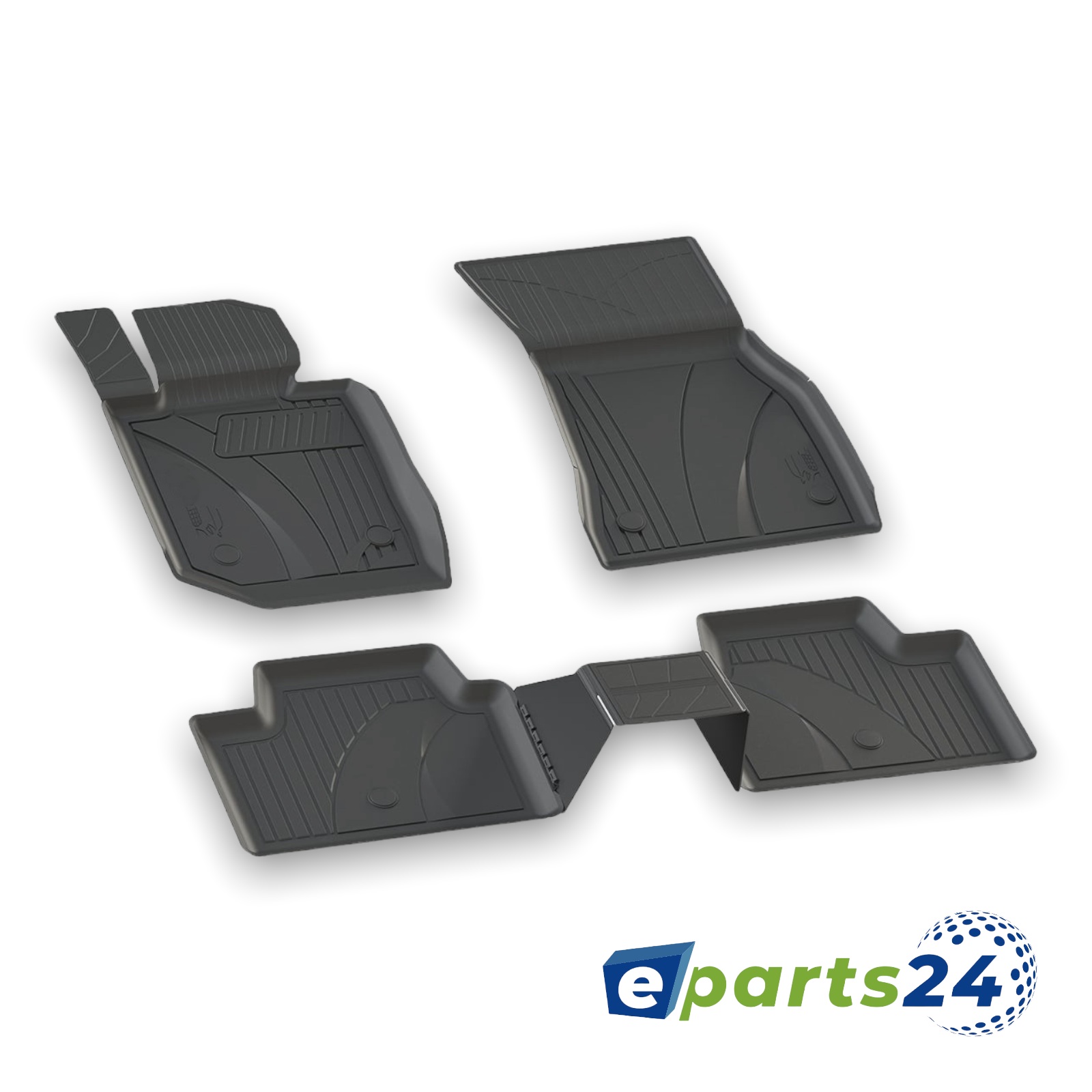 Car mats floor mats Premium TPE for BMW 3 Series G20 G21 from 2019- 5-piece mat set