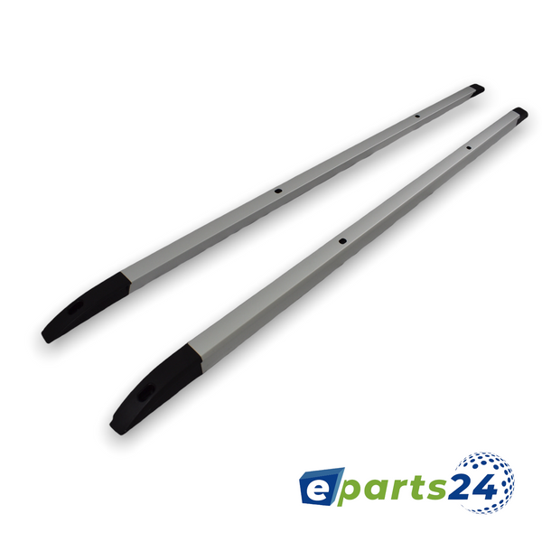 Dachreling bündig aufliegend Sport für VW T5 ab 2003- langer Radstand L2 silber