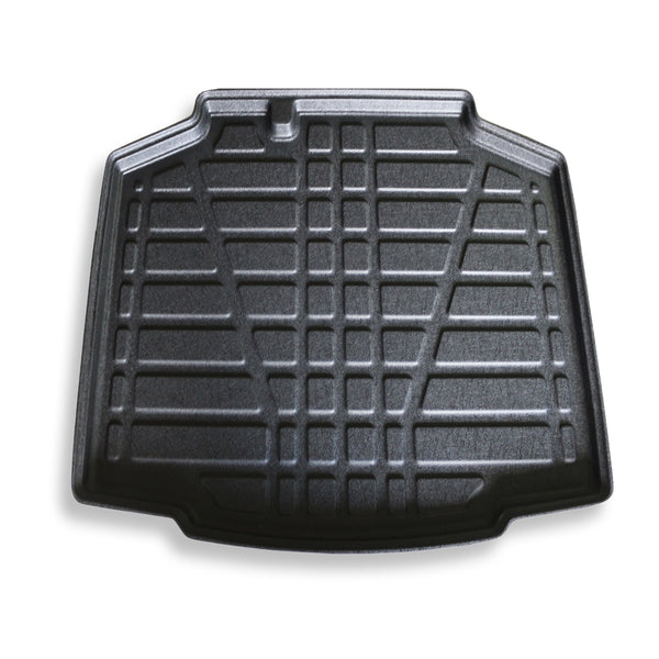 Trunk liner rubber mat for Skoda Kamiq SUV from 2019- black 