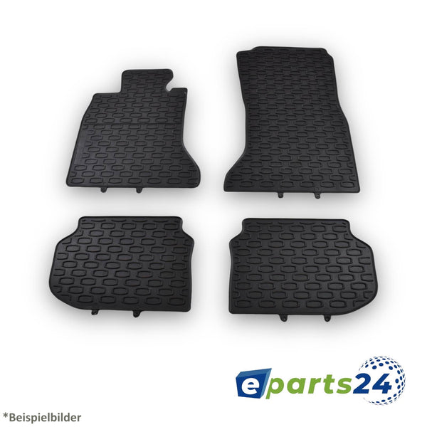 Automatten Fußmatten Gummimatten für BMW 1er E87 2004-2011 schwarz 4 teilig Set