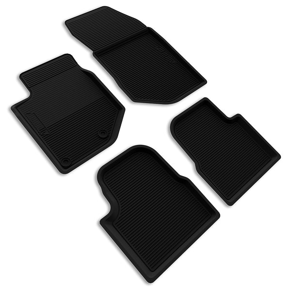 Car mats floor mats 3D rubber mats for Opel Mokka B from 2021- black 4 pcs. set