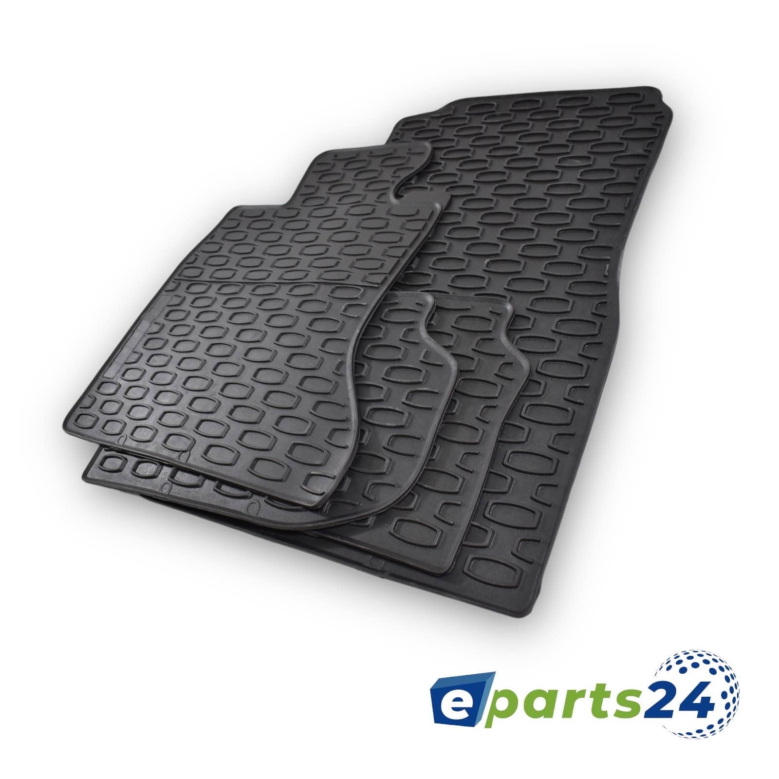 Car mats floor mats rubber mats for BMW 1 Series E87 2004-2011 black 4 piece set