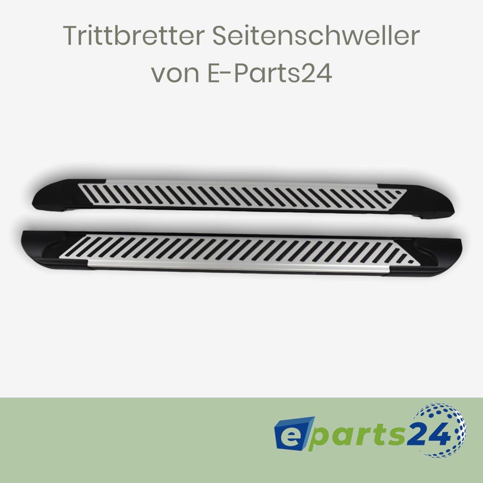 Trittbretter Seitenschweller Aluminium für VW T-Cross C1 ab 2018- silb – E- Parts24