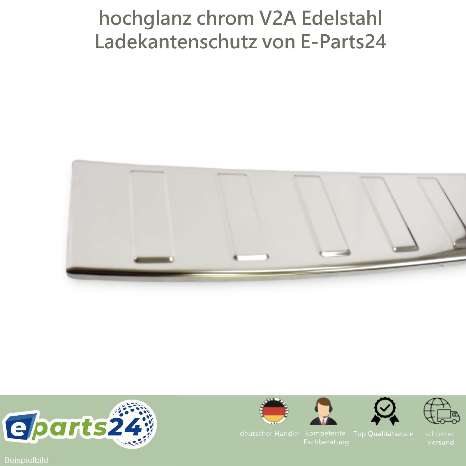 Ladekantenschutz für VW T5 Multi California Caravelle 2003-2015 Edelstahl chrom