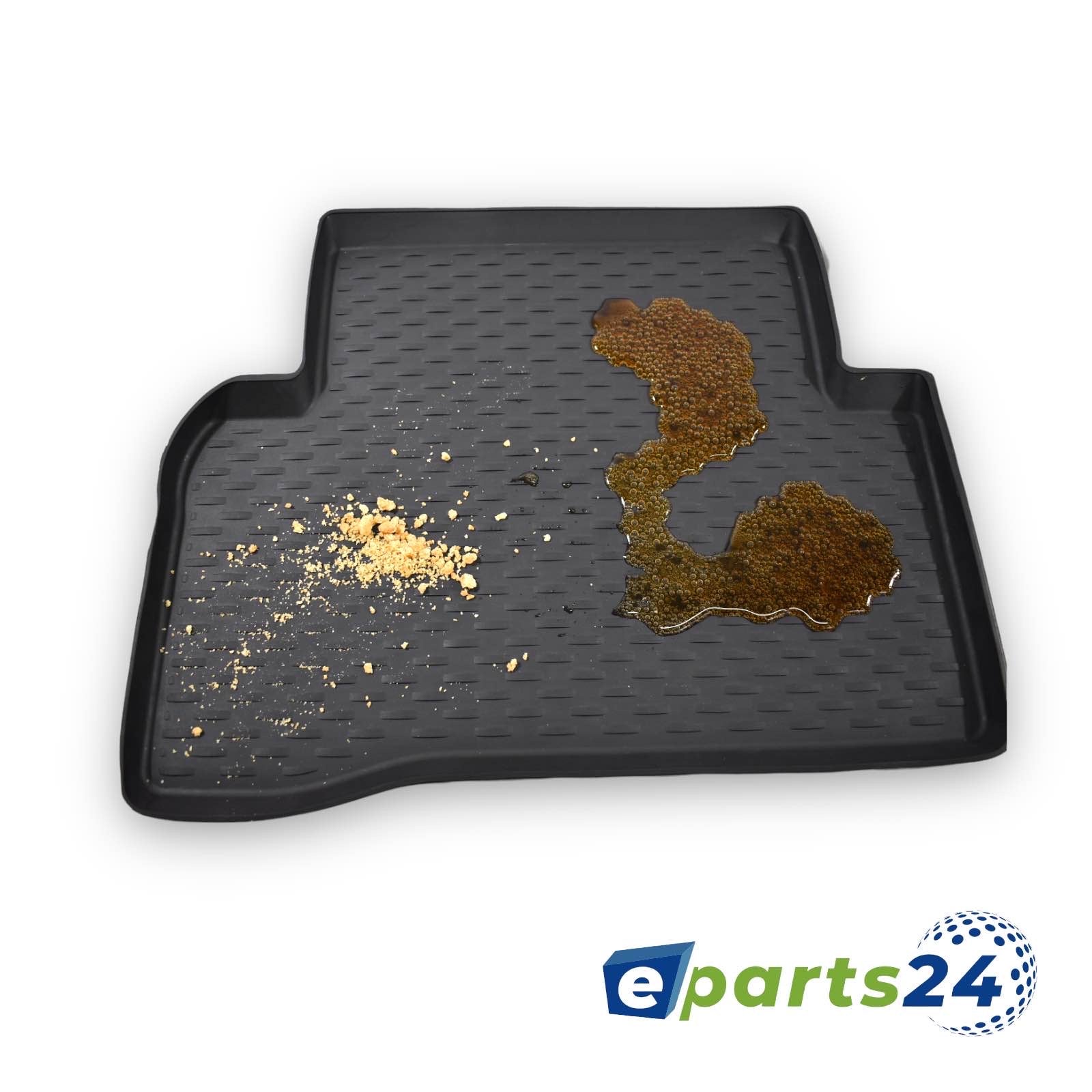 Car mats, floor mats 3D rubber mats for Skoda Octavia 3 from 2013- black 5 pcs.