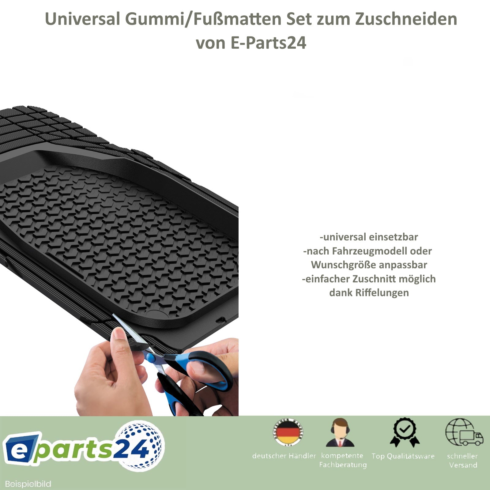 150X50cm DIY Auto Fußmatten Freies Schneiden Universal Matte Anti