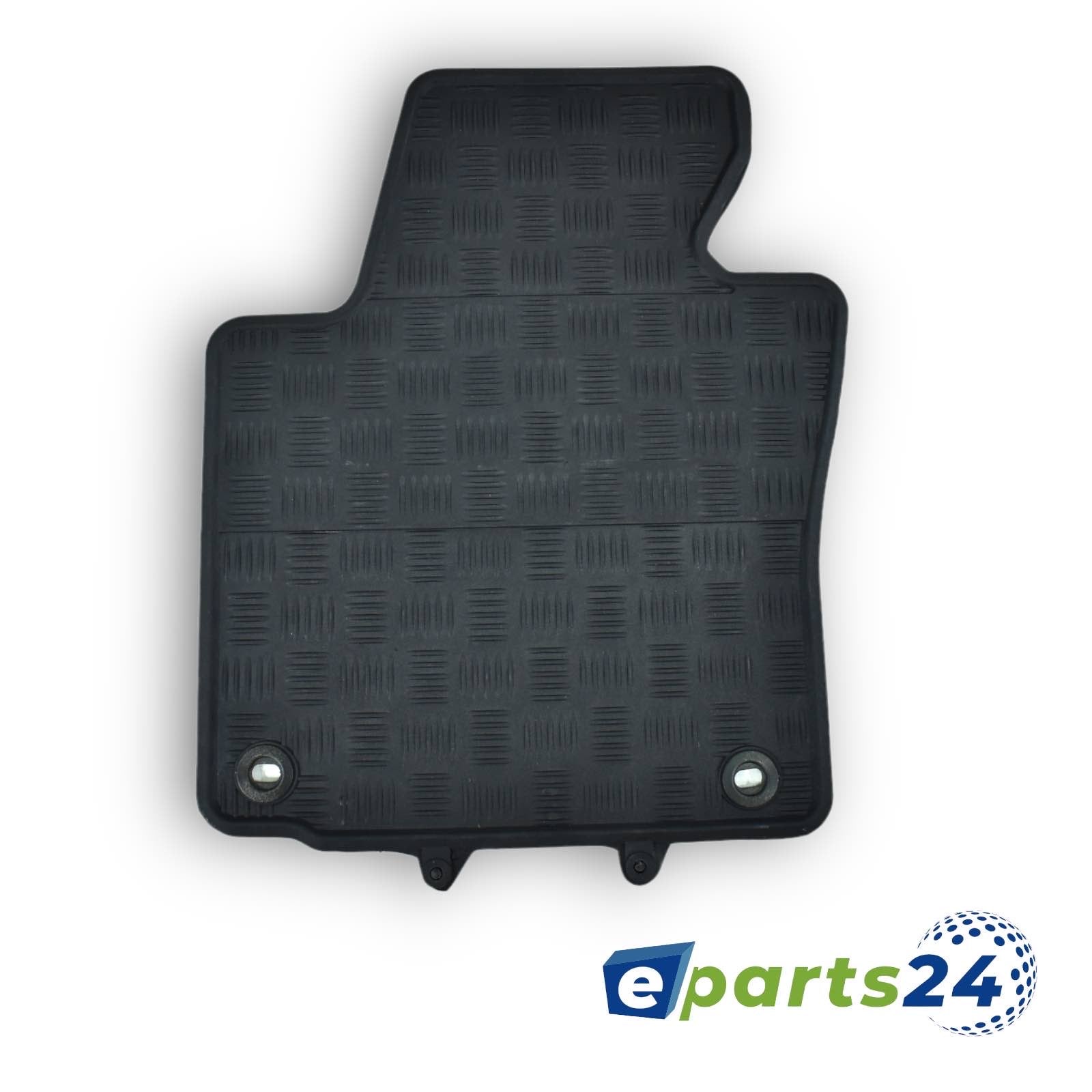 Car mats, floor mats, rubber mats for Seat Leon 1P 2005-2012, black, 5 pieces.