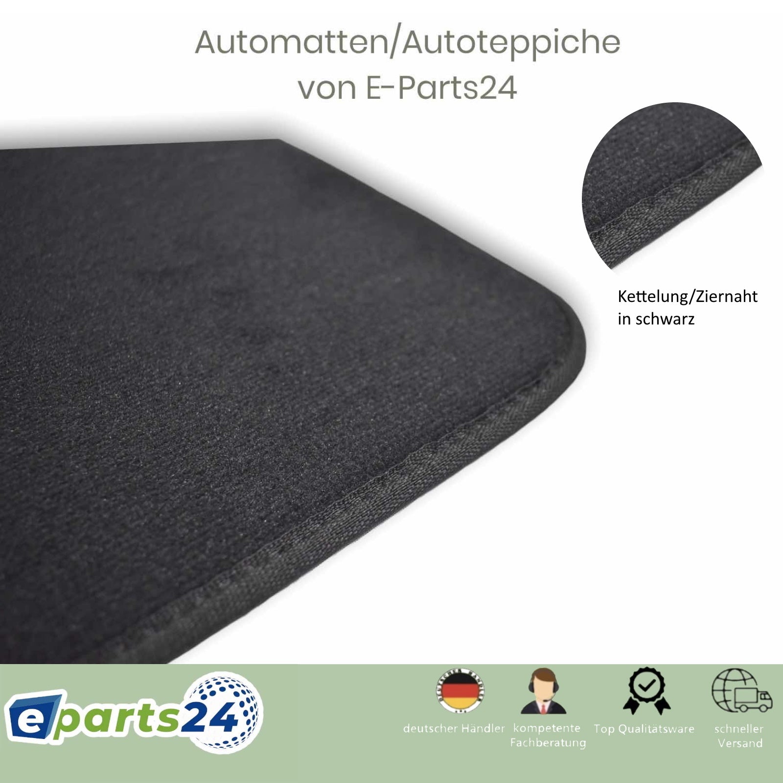 Car mats floor mats car carpets universal for various models black set