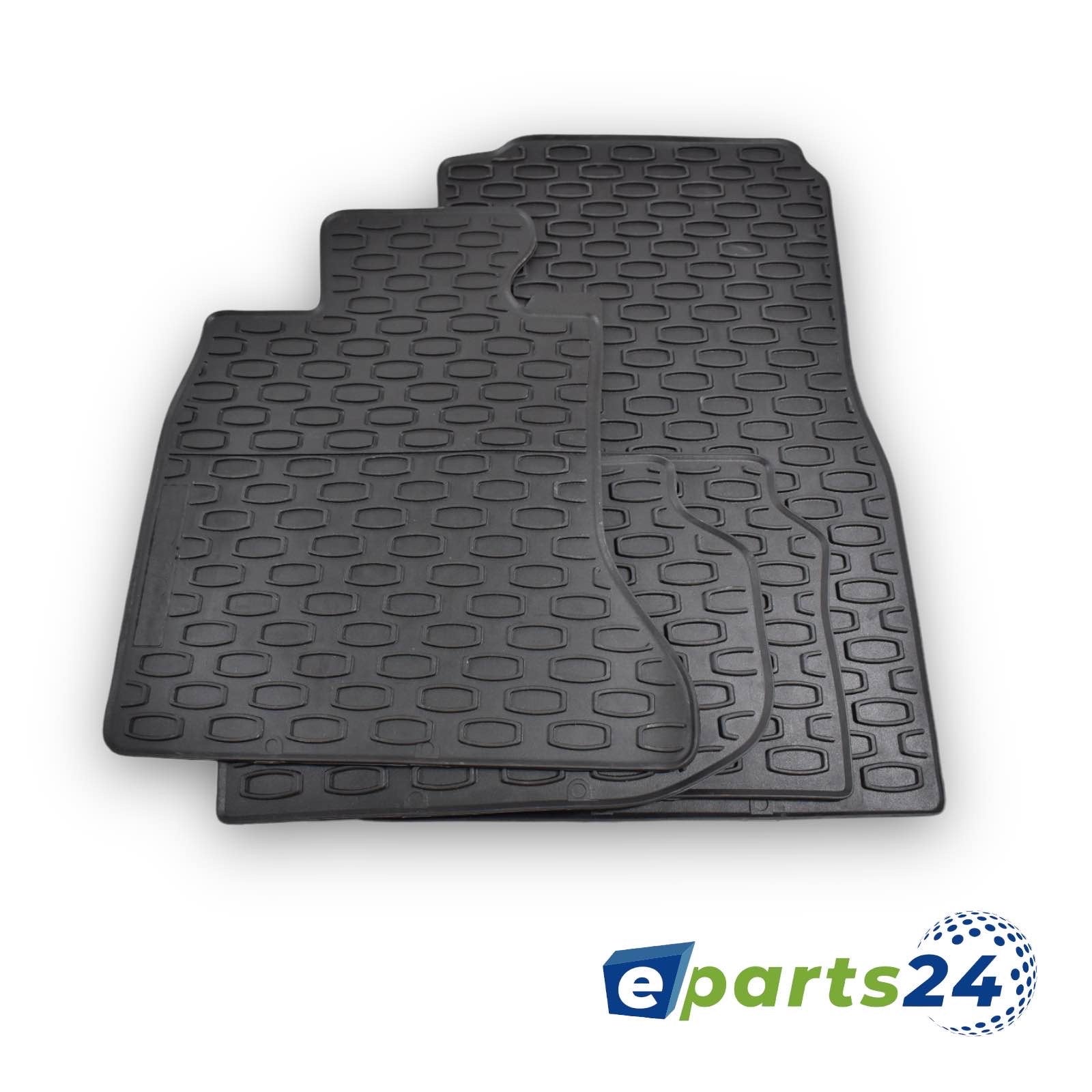 Automatten Fußmatten Gummimatten für BMW 1er E87 2004-2011 schwarz 4 teilig Set