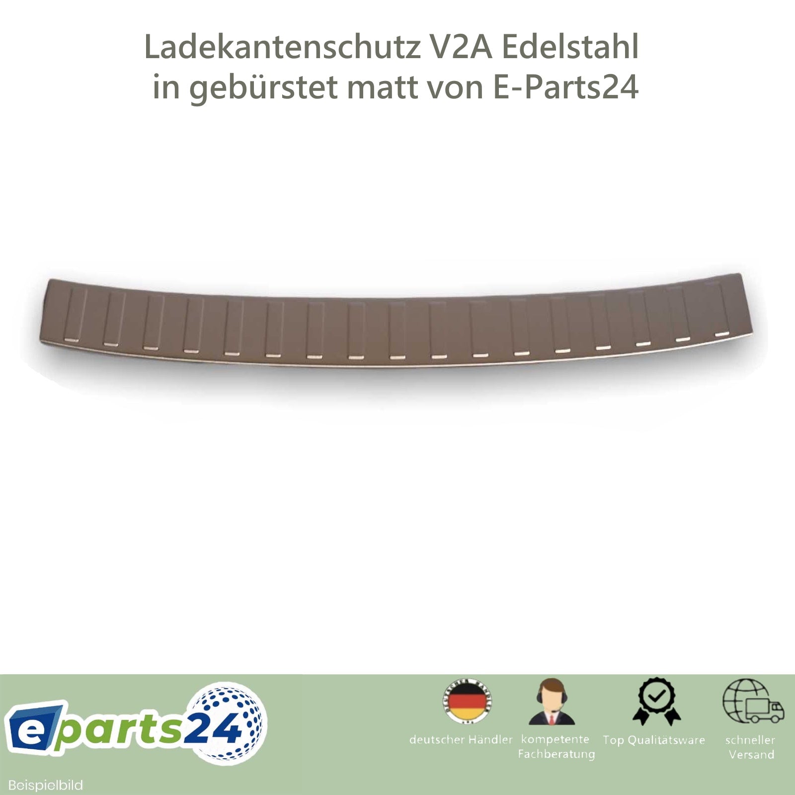 Ladekantenschutz für VW II Alhambra II Edelstahl E-Parts24 2010 2 Sharan – ab Seat