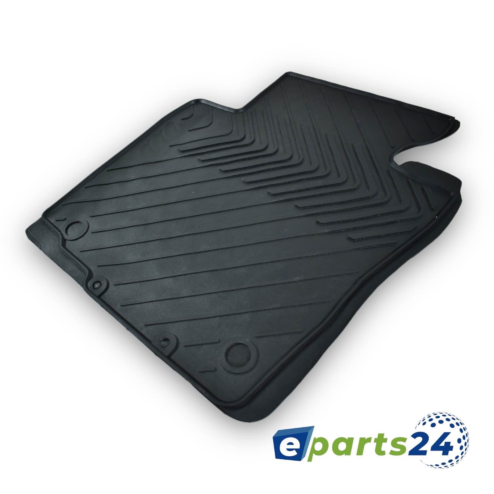 Car mats floor mats rubber mats for VW Polo V 6R 2009-2017 black 5 pcs. set