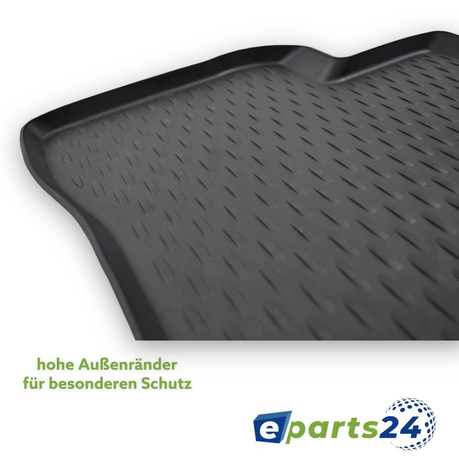 Car mats, floor mats 3D rubber mats for Skoda Octavia 3 from 2013- black 5 pcs.