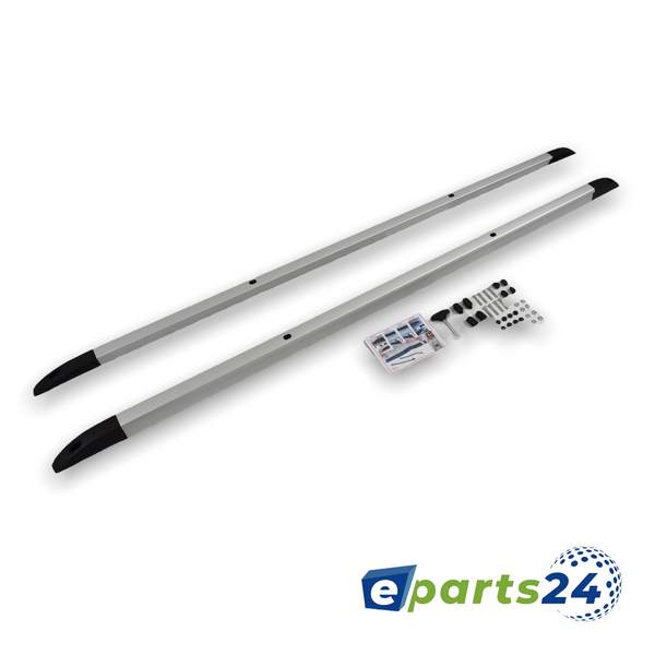 Dachreling bündig aufliegend Sport für VW T5 ab 2003- kurzer Radstand L1 silber