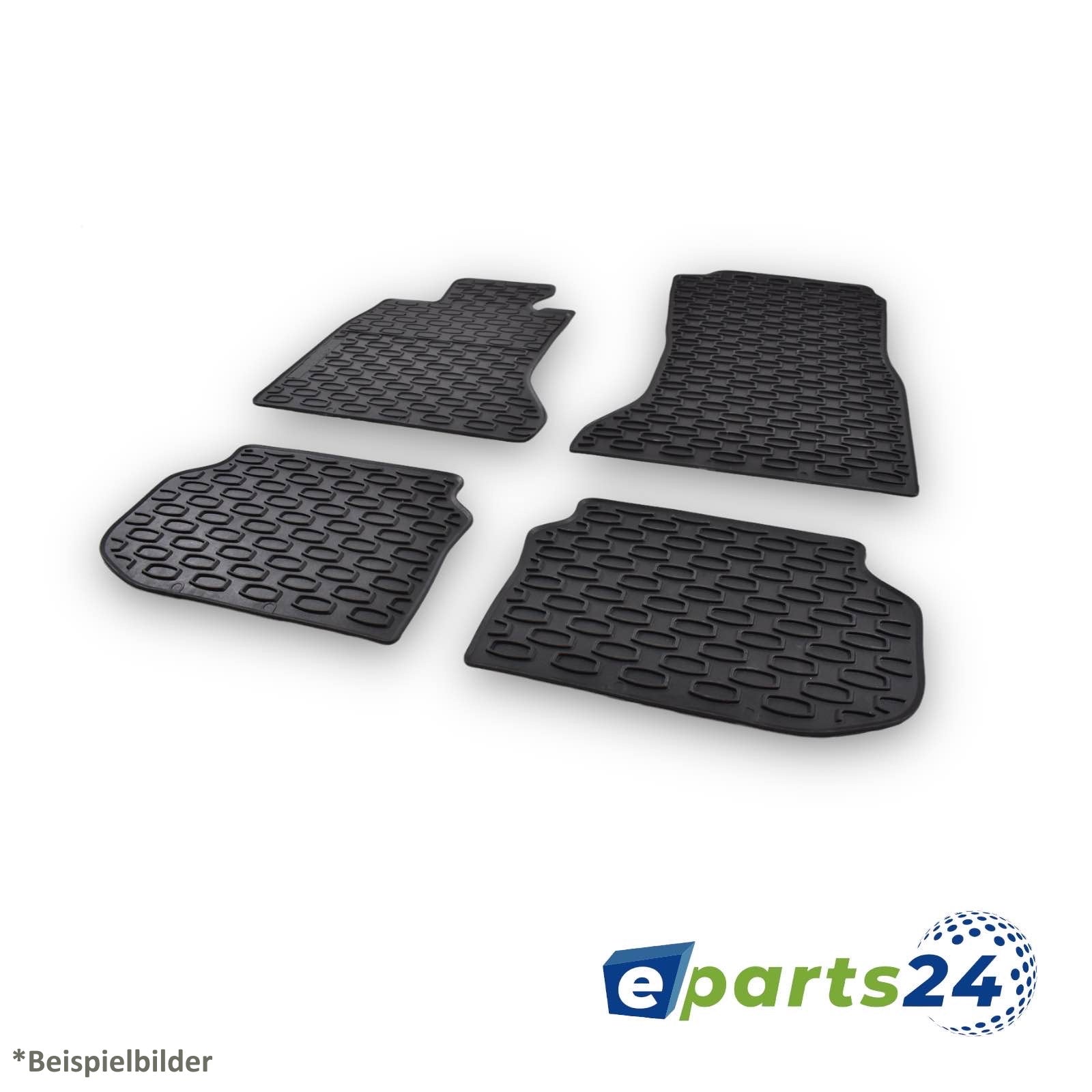 Automatten Fußmatten Gummimatten für BMW 1er E87 2004-2011 schwarz 4 teilig Set