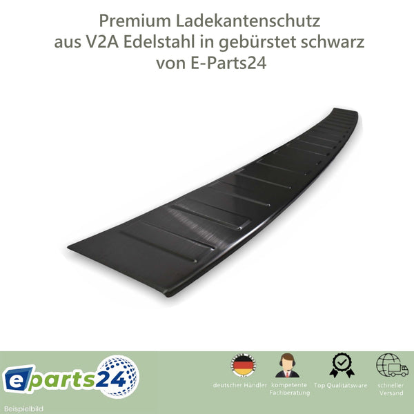 Loading sill protection for Mercedes V Class Vito W447 2014-2022 black brushed