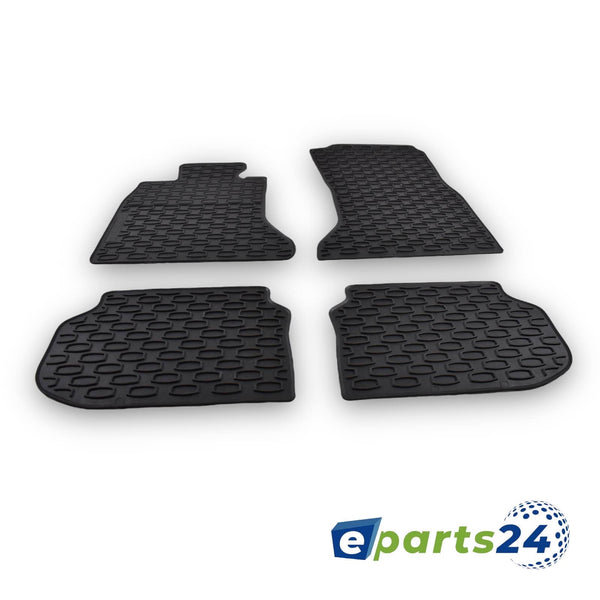 Automatten Fußmatten Gummimatten für BMW 1er E87 2004-2011 schwarz 4 teilig Set