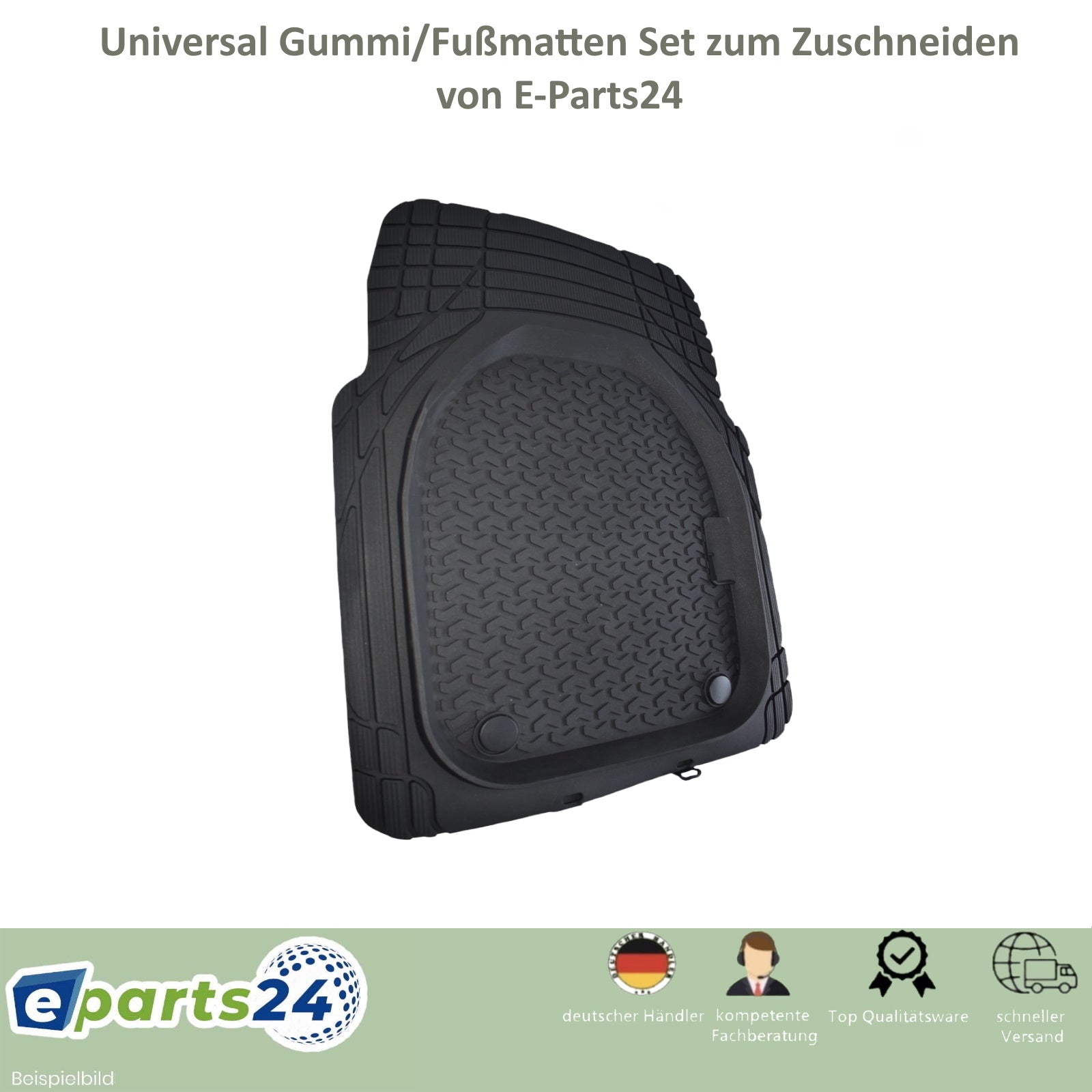Automatten Fußmatten Gummimatten universal TPE Matten 5 tlg. Set zum z –  E-Parts24