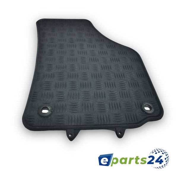 Car mats, floor mats, rubber mats for Seat Leon 1P 2005-2012, black, 5 pieces.