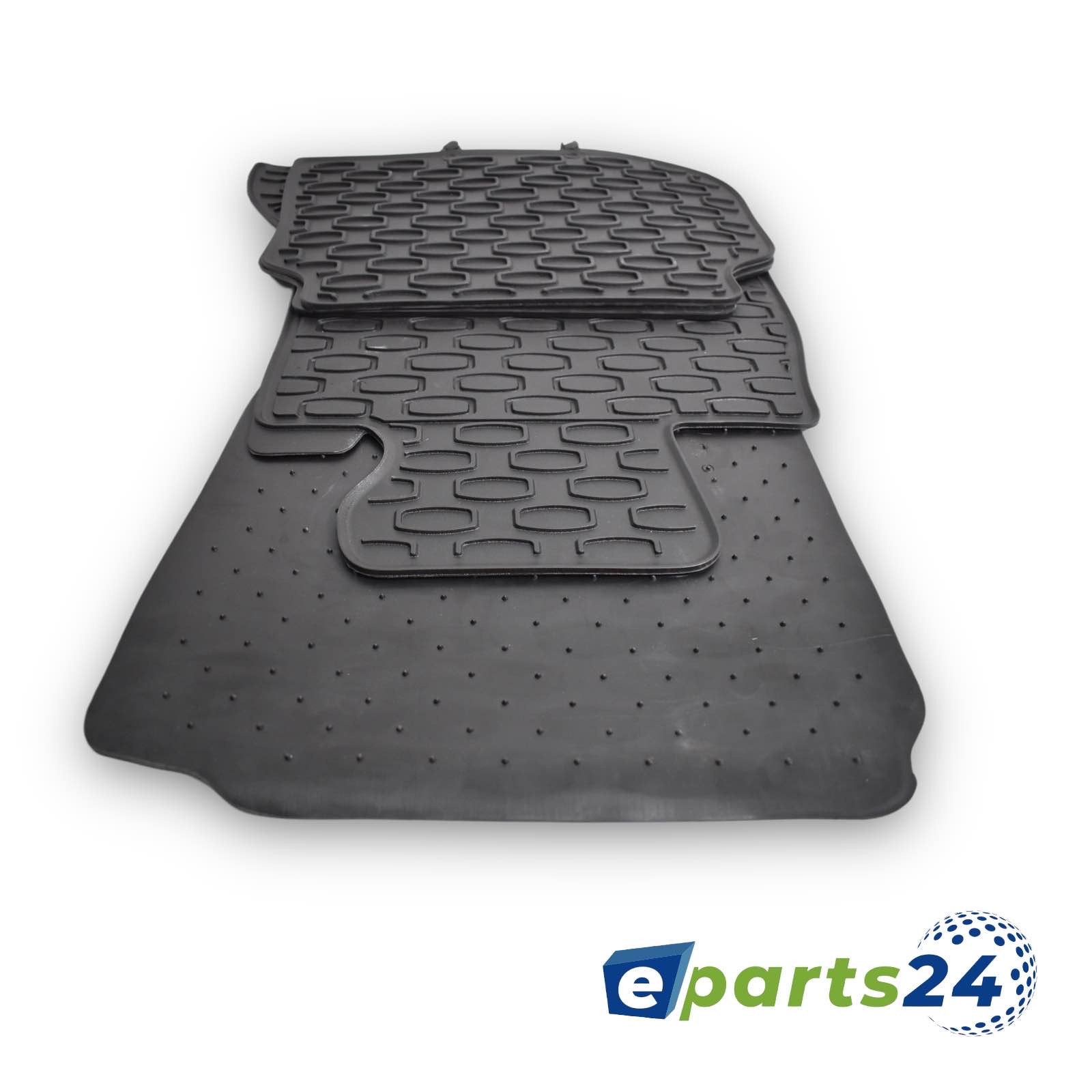 Car mats floor mats rubber mats for BMW 1 Series E87 2004-2011 black 4 piece set