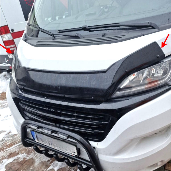 Motorhaubenschutz Deflektor Steinschlagschutz Insekten für Fiat Ducato ab 2014-