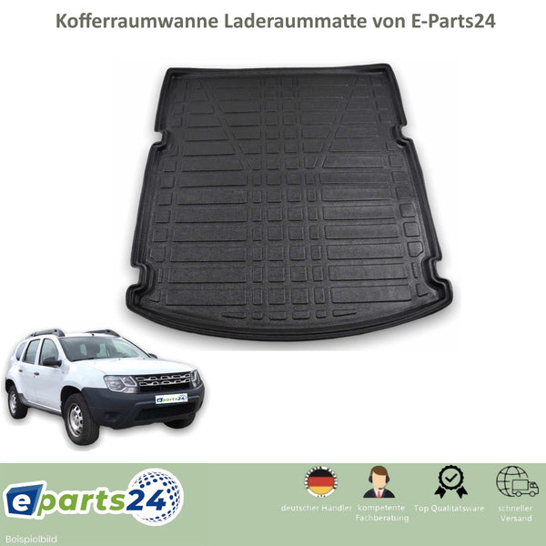 Kofferraumwanne Kofferraummatte Gummi Laderaumwanne für Dacia Duster 2010-2017