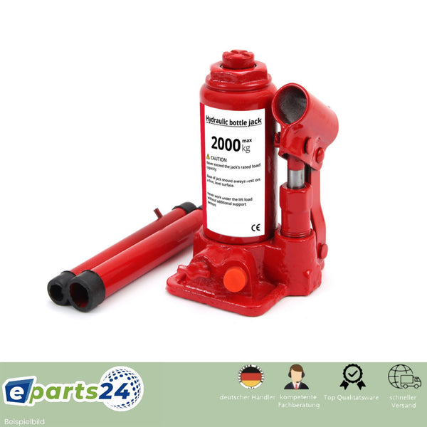 Hydraulic car jack car jack 2 tonnes 148mm-278mm lifting height red