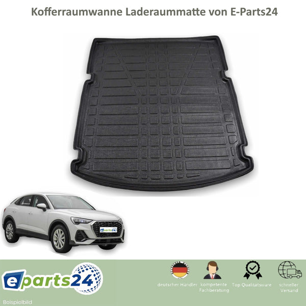 Gummi Kofferraumwanne Kofferraummatte Laderaumwanne für Audi Q3 Sportback 2019-