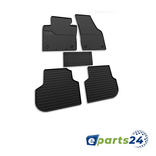 Automatten Fußmatten 3D Gummimatten für VW Golf 7 2012-2019 schwarz 5 tlg. Set