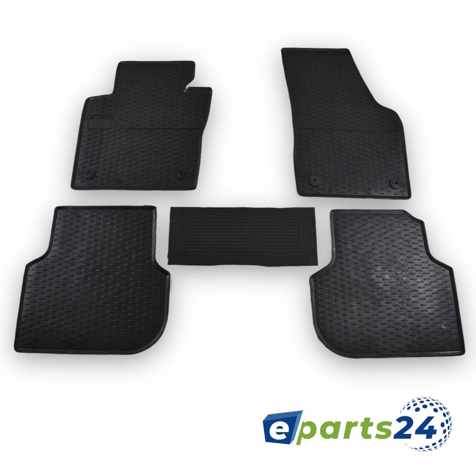 Car mats floor mats 3D rubber mats for VW Golf 8 from 2019- black 5 pcs. set