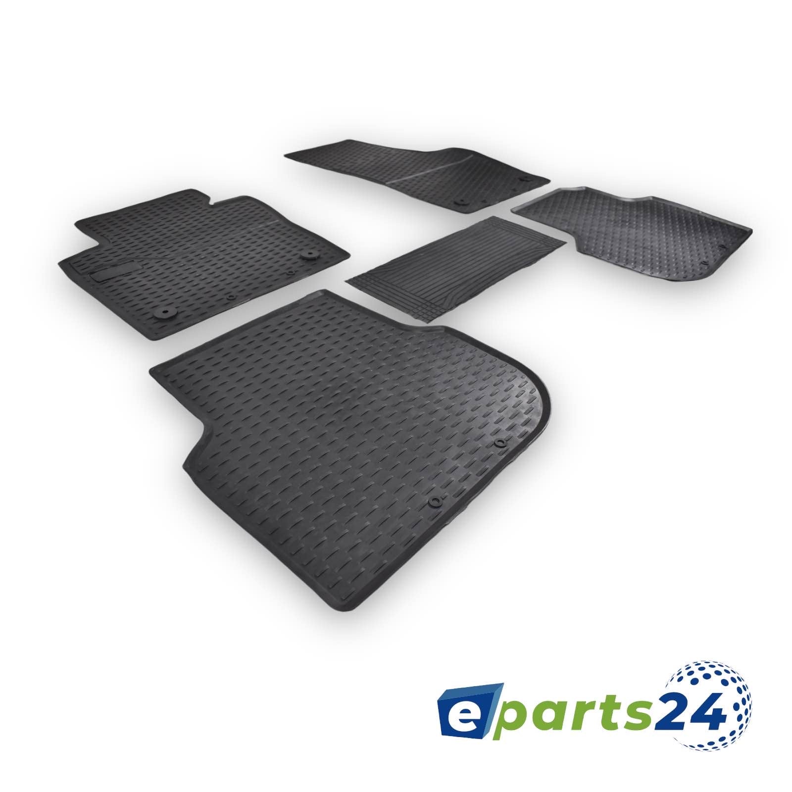 Car mats floor mats 3D rubber mats for VW Golf 8 from 2019- black 5 pcs. set