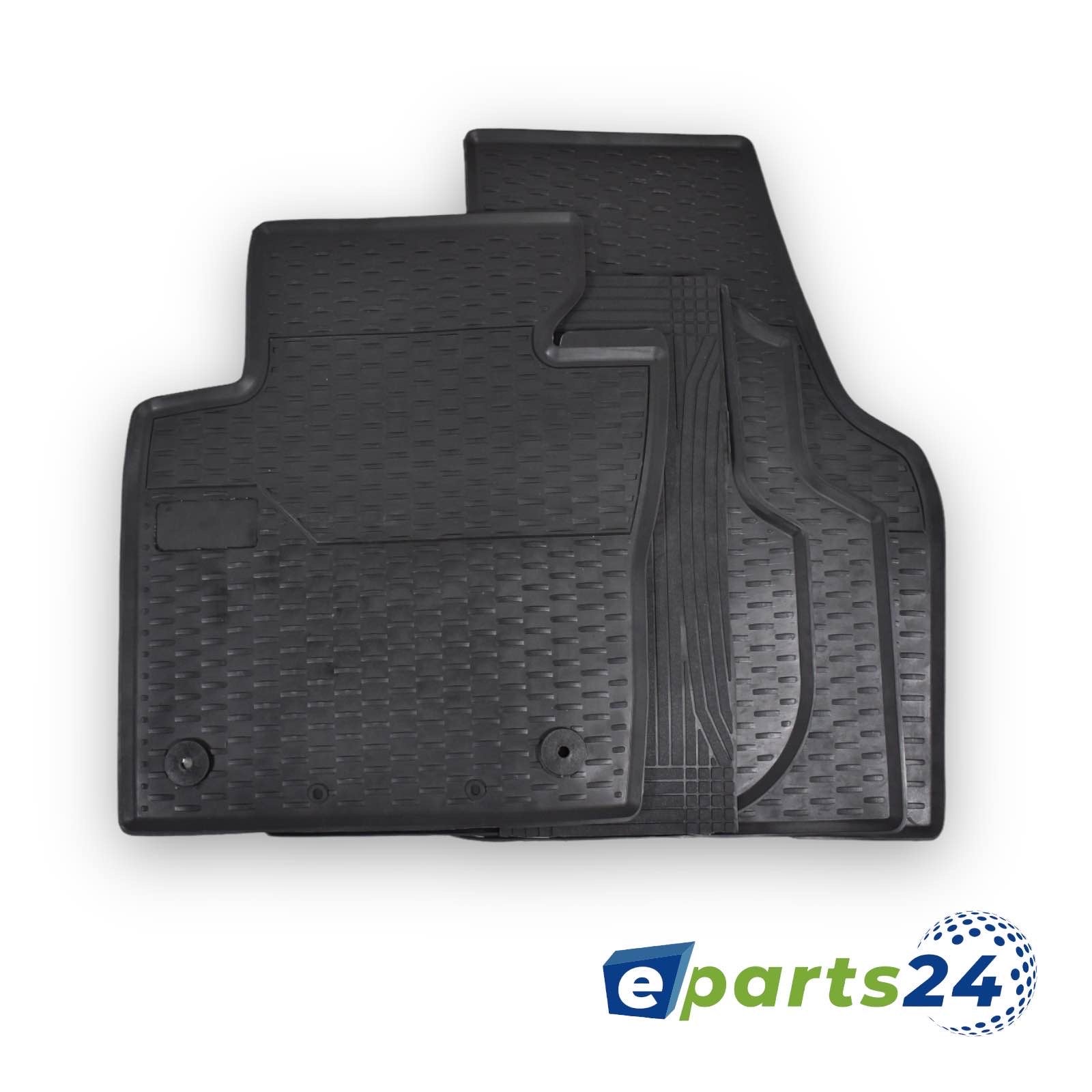 Car mats floor mats 3D rubber mats for Seat Leon 5F ST 2012-2020 black 5pcs.