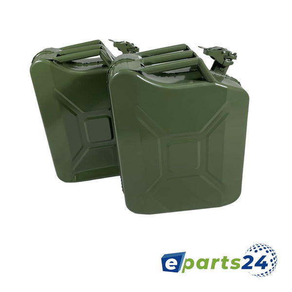 Metal canister 2 x 20 liter petrol canister diesel petrol oil steel UN approval