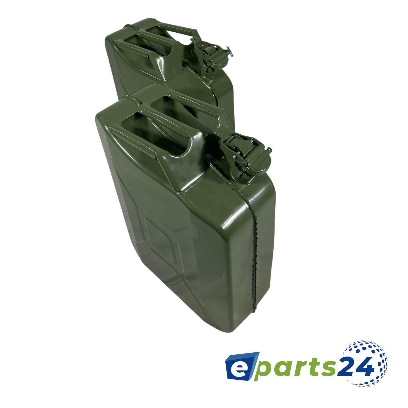 Metal canister 2 x 20 liter petrol canister diesel petrol oil steel UN approval