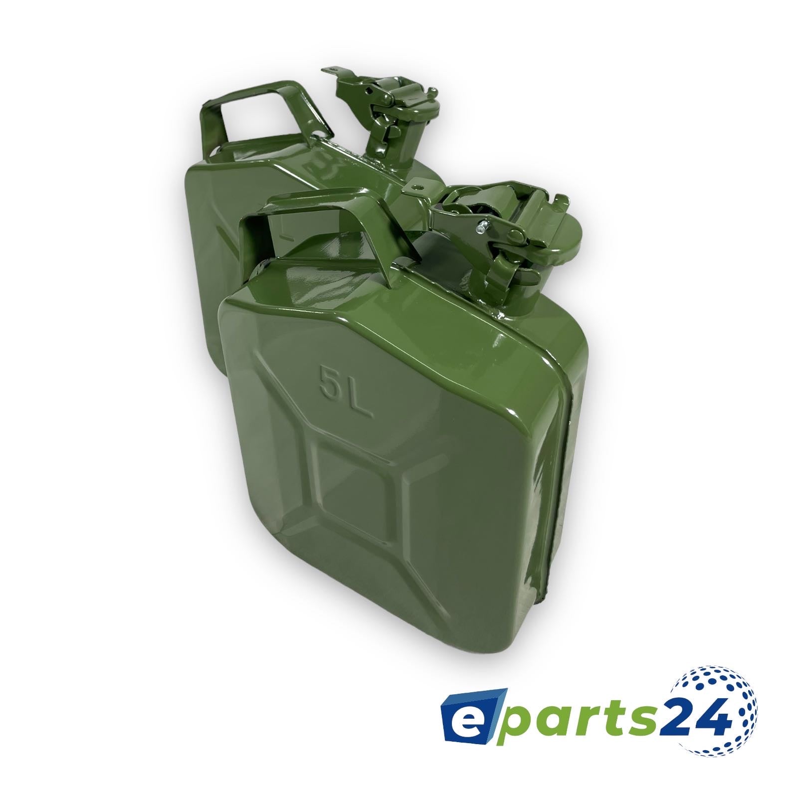 Metallkanister 10 Liter Kraftstoffkanister Diesel Benzin Öl Stahl UN-Zulassung  – E-Parts24