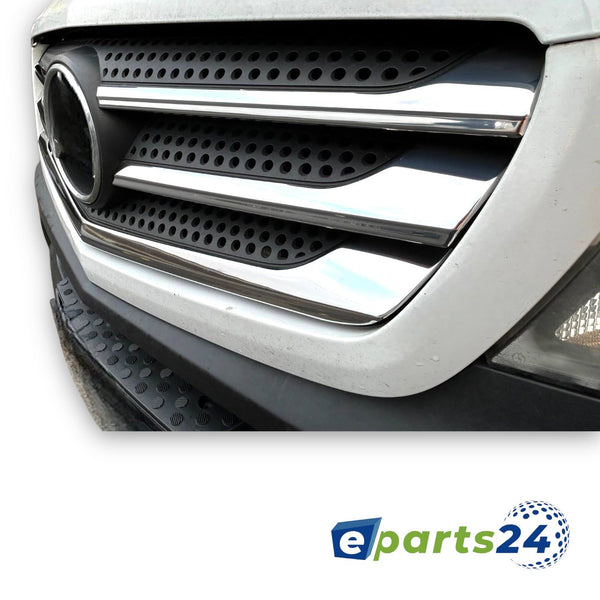 Radiator grille front trims stainless steel for Mercedes Vito W447 Tourer 2014-2020 5pcs.