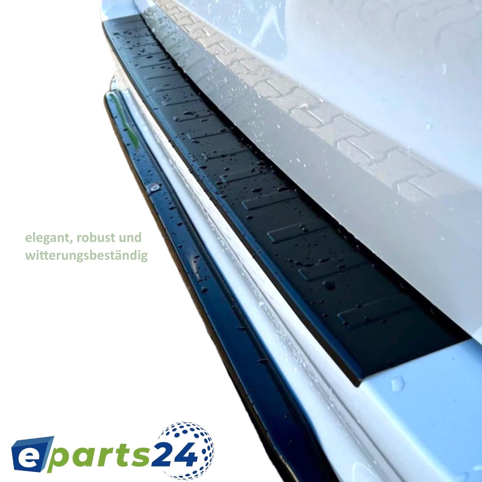 Ladekantenschutz Heckschutz für Seat Tarraco schwarz pul ab matt 2018- – E-Parts24