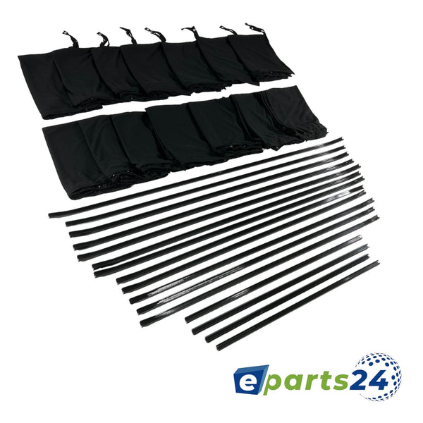 Custom Curtain Sun Protection for Mercedes Sprinter W906 2006-2018 long black 14pcs