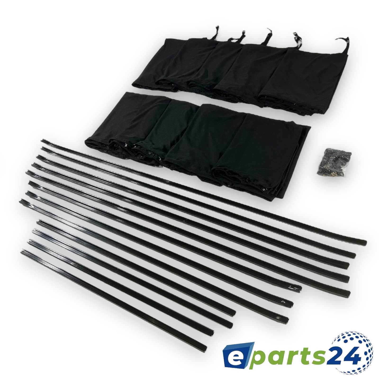 Custom Curtain Sun Protection for Mercedes Sprinter W906 2006-2018 short black 10pcs