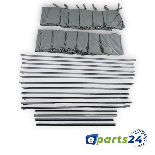 Custom curtains sun protection for Mercedes Sprinter W906 2006-2018 long grey 14pcs.