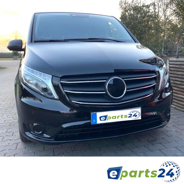 Radiator grille grill strips front stainless steel for Mercedes Vito W447 from 2019- 5pcs.