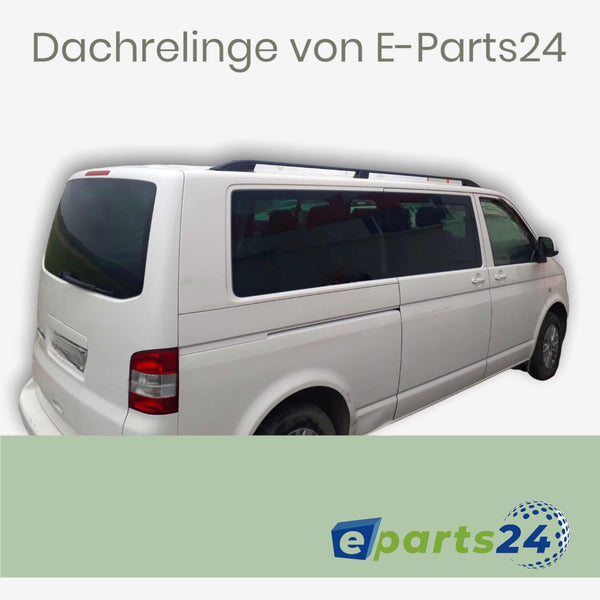 Dachreling für VW T5 Multivan Transporter Caravelle ab 2003- lang RS L2 schwarz