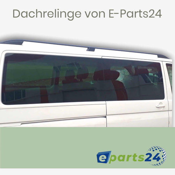 Dachreling für VW T6 Multivan Transporter ab 2015- kurzer Radstand L1 schwarz