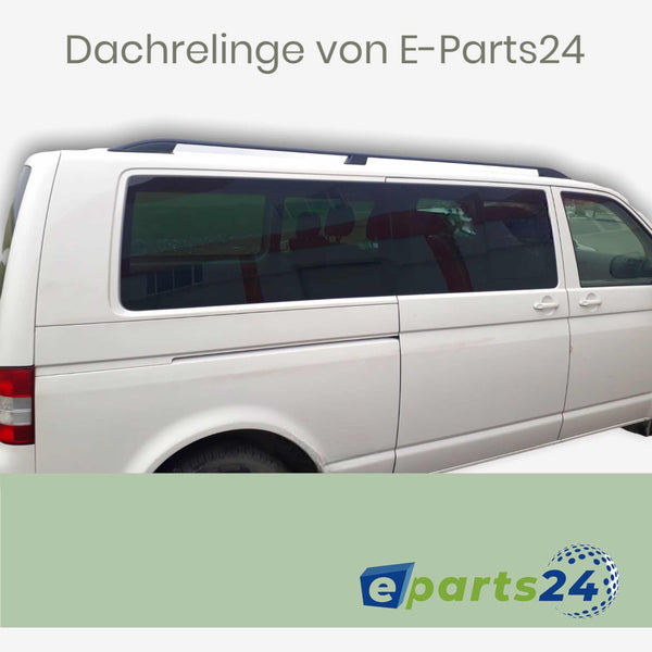 Dachreling für VW T5 Multivan Transporter Caravelle ab 2003- lang RS L2 schwarz