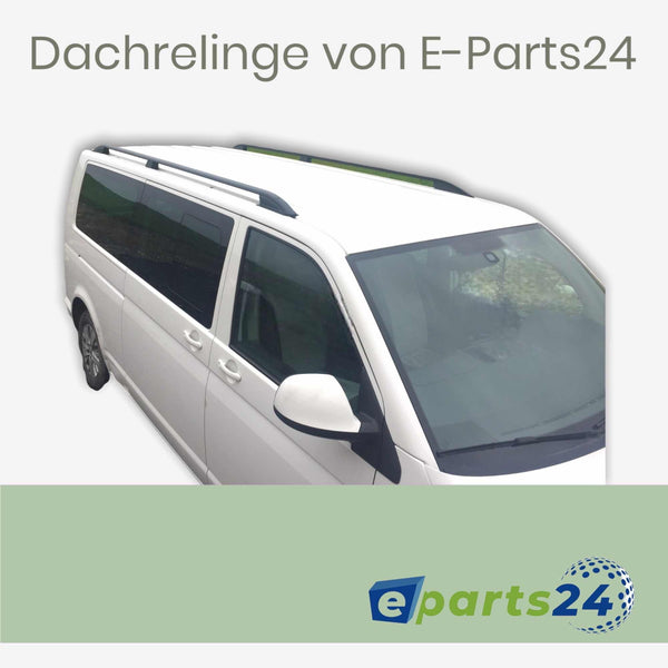 Dachreling für VW T6 Multivan Transporter ab 2015- kurzer Radstand L1 schwarz